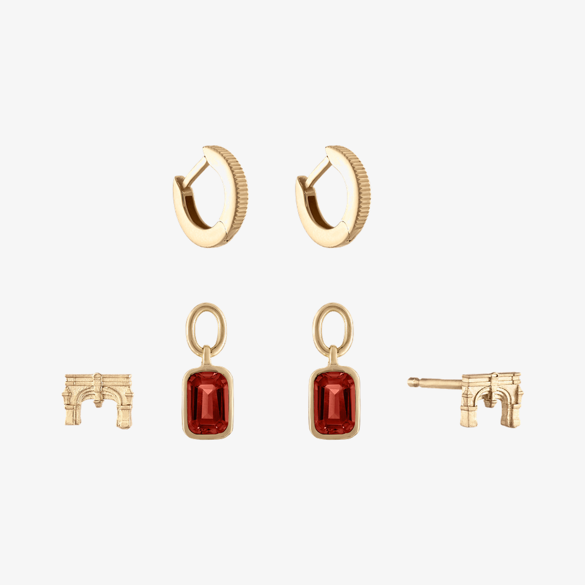 Upham Arch Florentine Earring Bundle