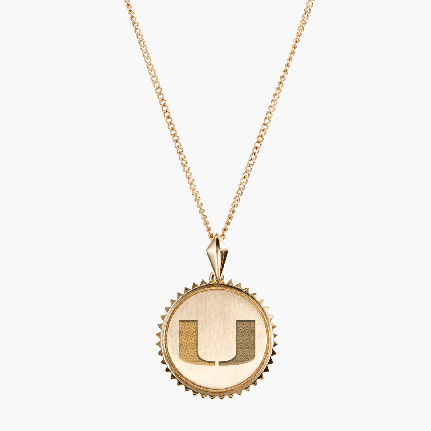 UMiami Logo Sunburst Pendant
