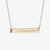 Michigan State Horizontal Bar Necklace