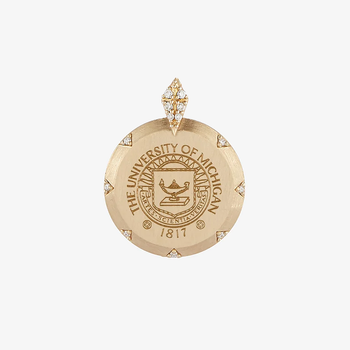 Michigan 7-Point Diamond Pendant