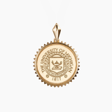 Michigan Sunburst Crest Pendant