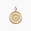 Michigan Sunburst Crest Pendant