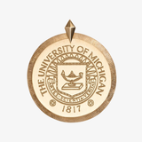 Michigan Florentine Crest Pendant
