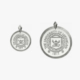 Michigan Florentine Crest Pendant