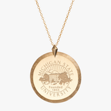 Michigan State Florentine Pendant