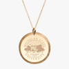 Michigan State Florentine Pendant