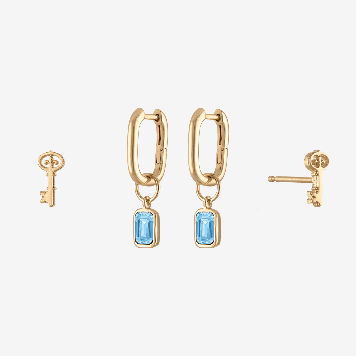 Kappa Kappa Gamma Key Mini U Earring Bundle