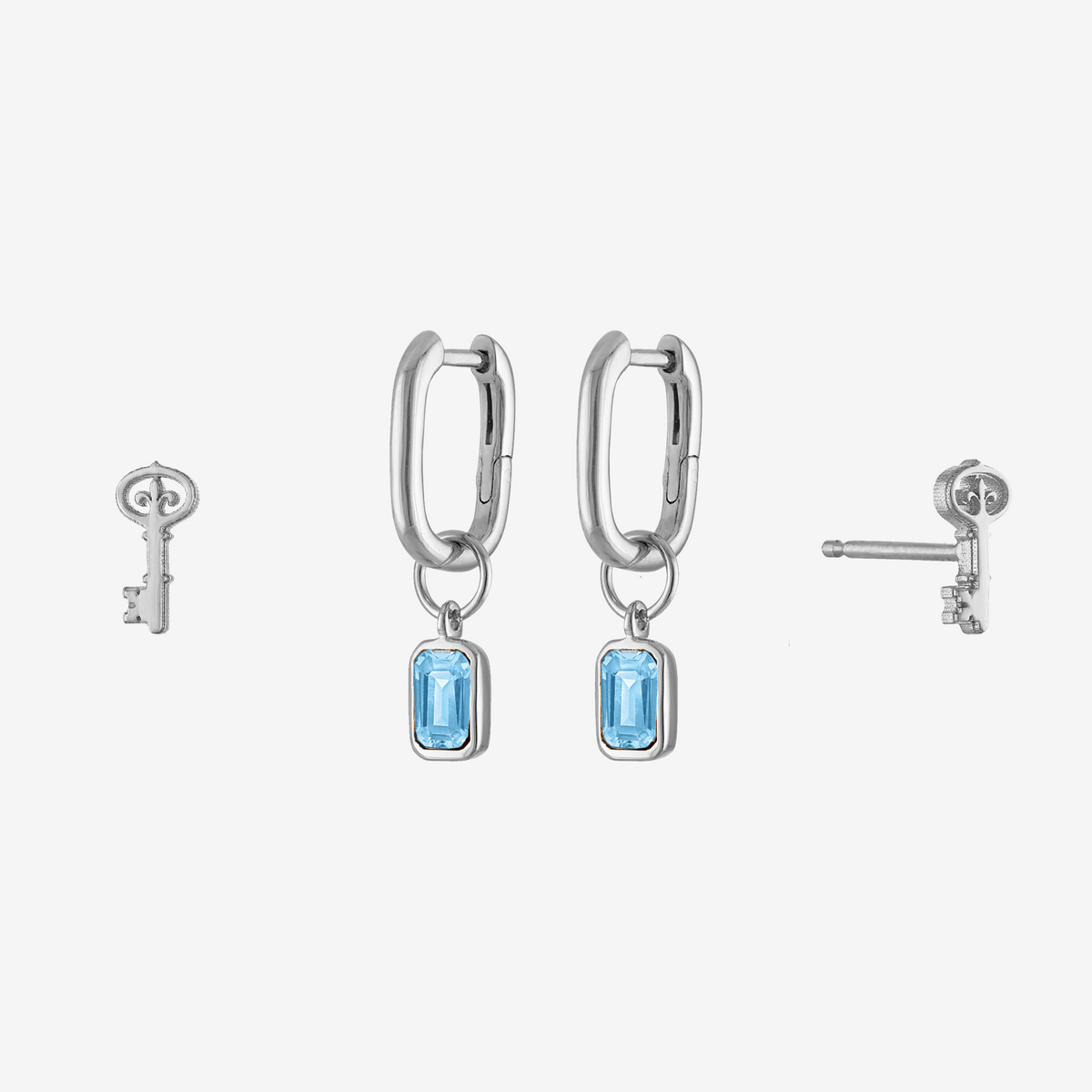 Kappa Kappa Gamma Key Mini U Earring Bundle