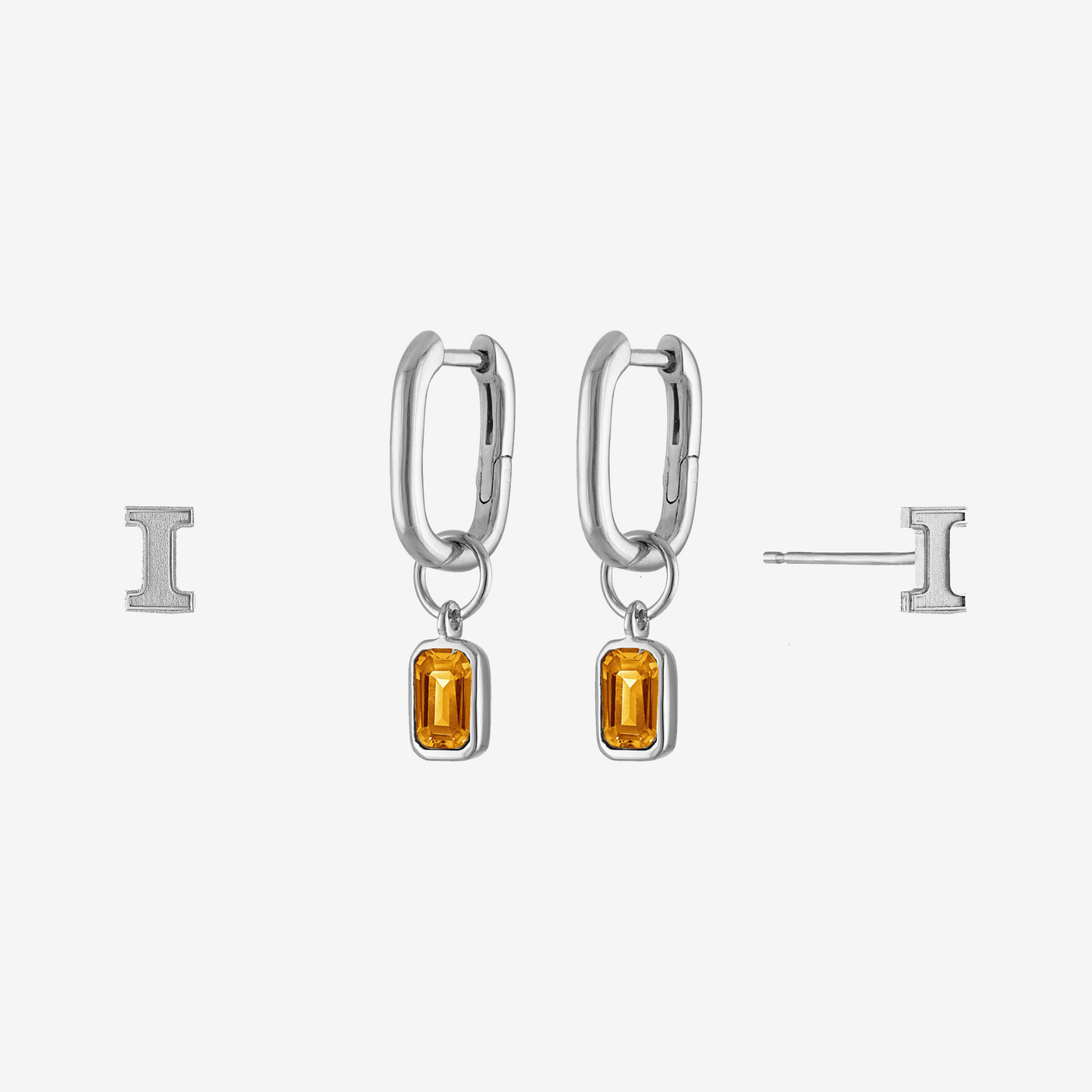 Illinois Mini U Earring Bundle