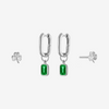 Emerald Shamrock Mini U Earring Bundle