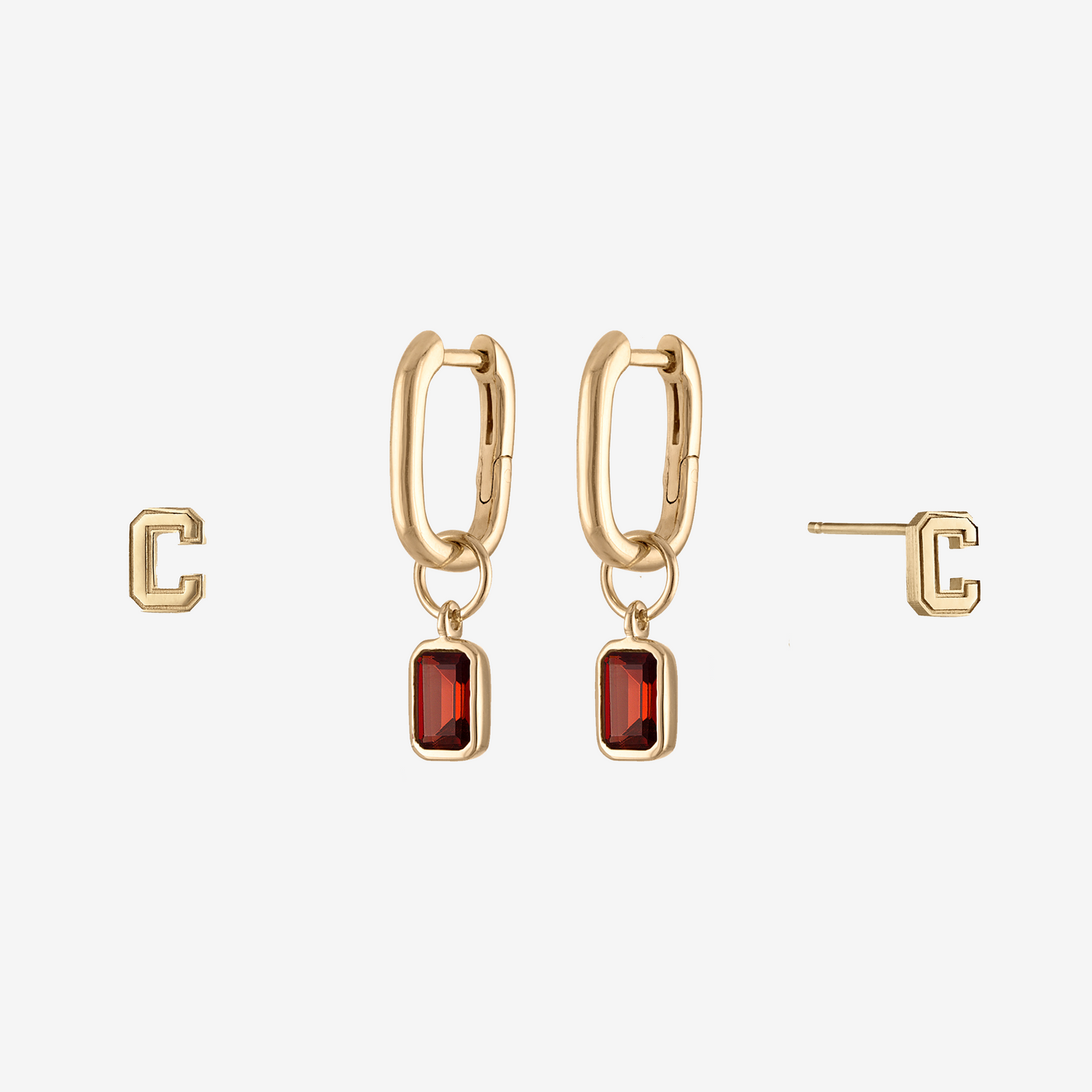 Cornell Mini U Earring Bundle