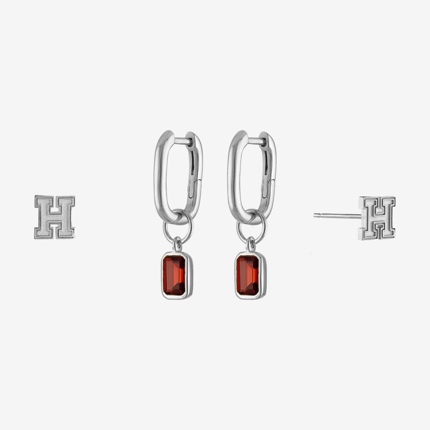 Harvard Mini U Earring Bundle