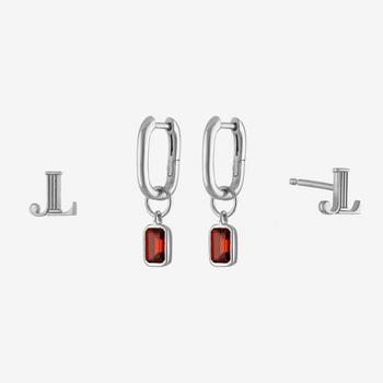 Junior League Letter Mini U Earring Bundle