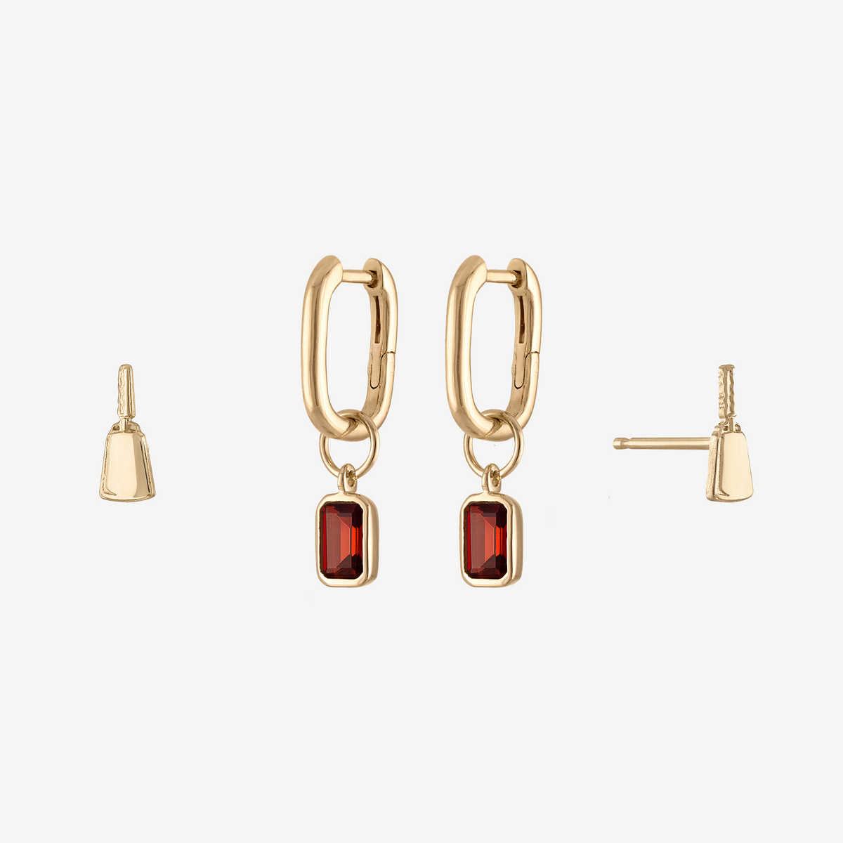 Mississippi State Mini U Earring Bundle