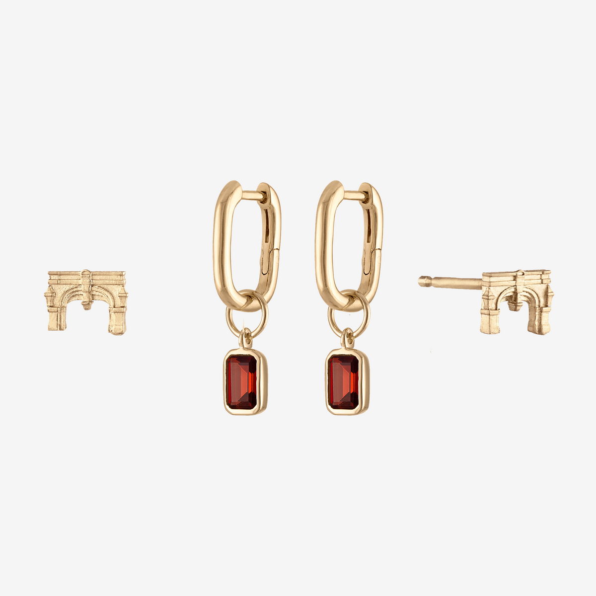 Upham Arch Mini U Earring Bundle