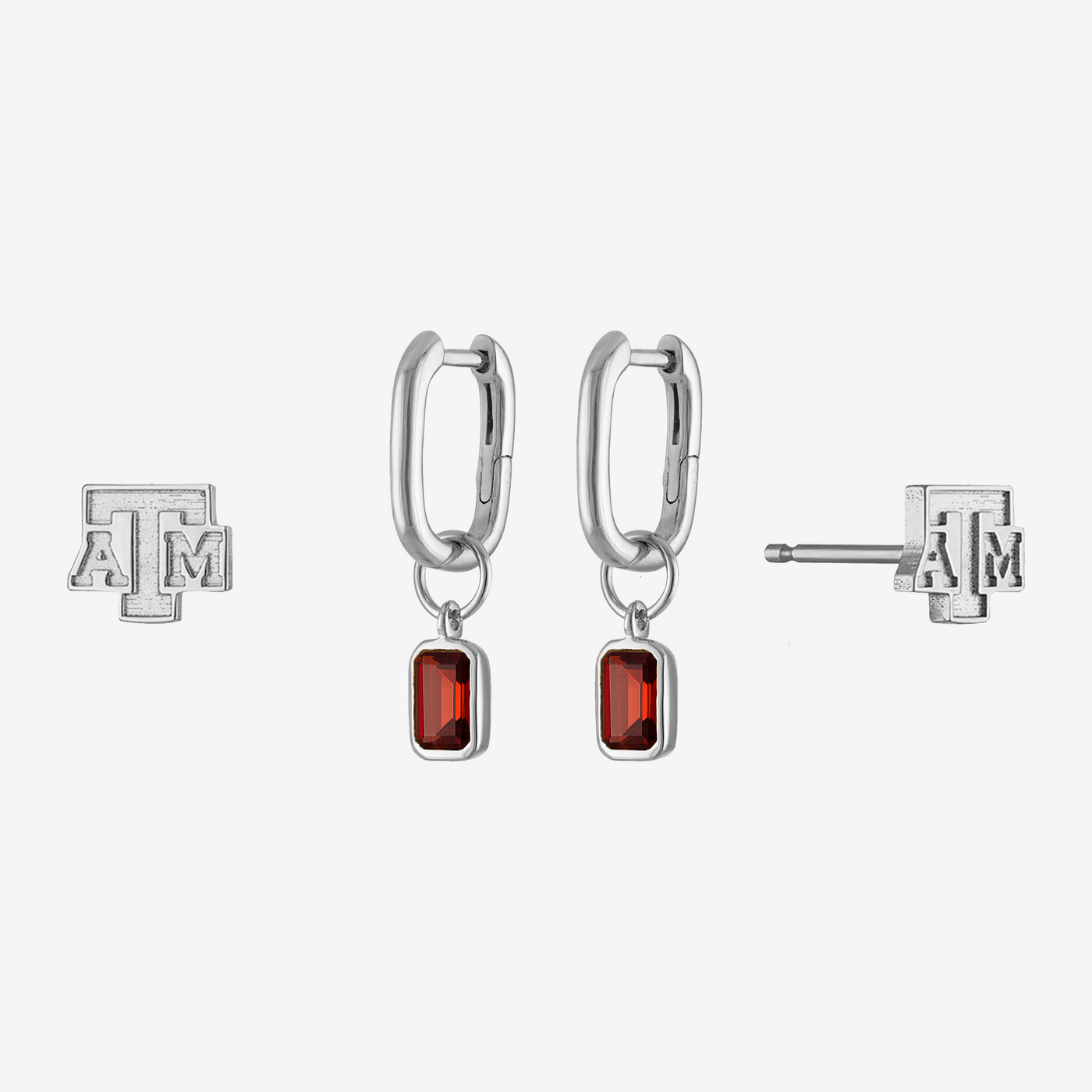 Texas A&M Logo Mini U Earring Bundle