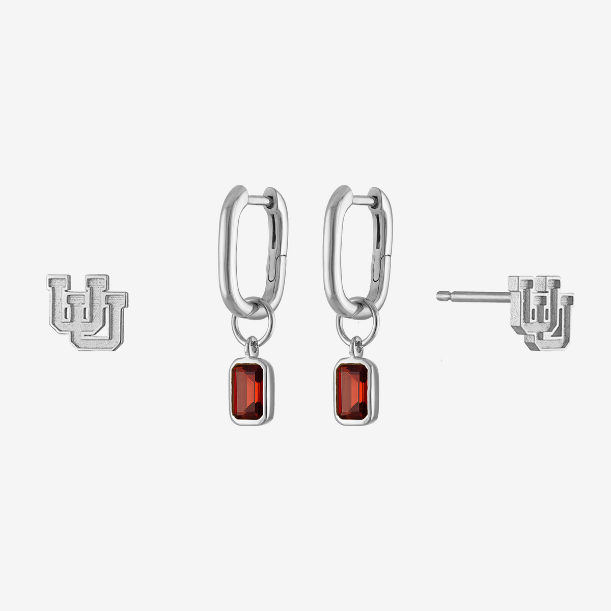 Utah Logo Mini U Earring Bundle