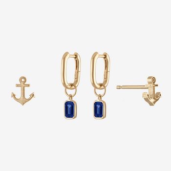Delta Gamma Anchor Mini U Earring Bundle