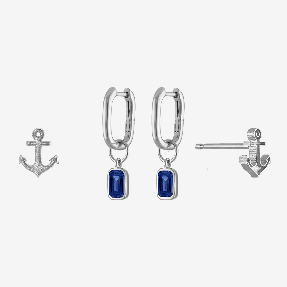 Delta Gamma Anchor Mini U Earring Bundle