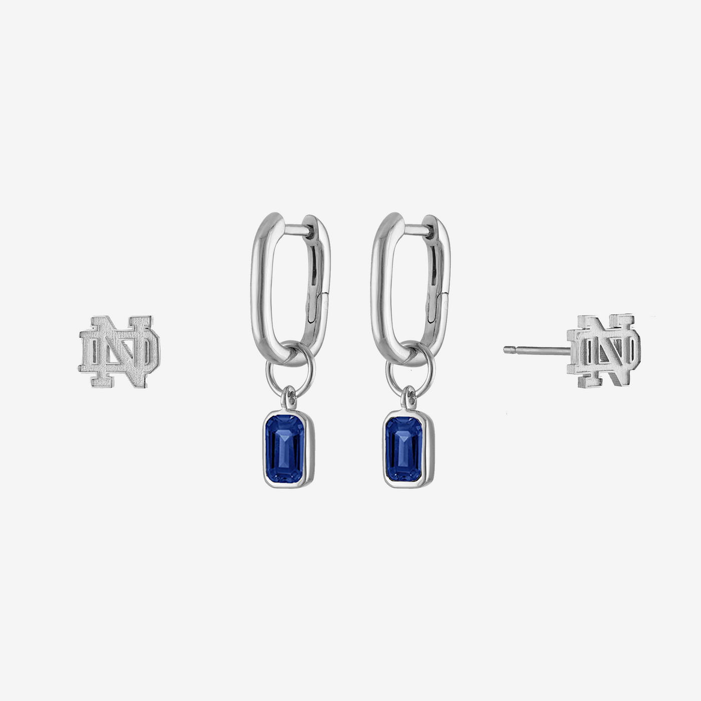 Notre Dame Logo Mini U Earring Bundle