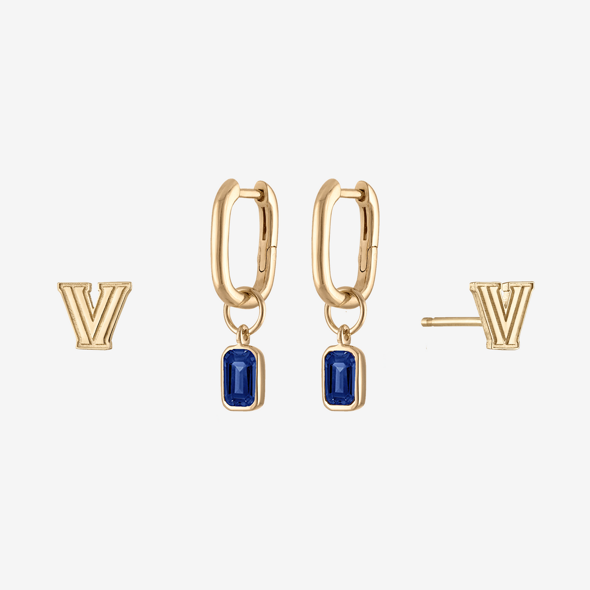 Villanova V Mini U Earring Bundle