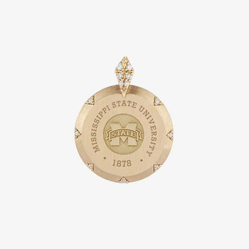 Mississippi State 7-Point Diamond Pendant