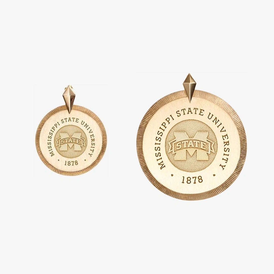 Mississippi State Crest Florentine Pendant