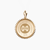 Mississippi State Crest Sunburst Pendant