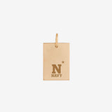 USNA N-Star Rectangle Pendant