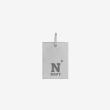 USNA N-Star Rectangle Pendant