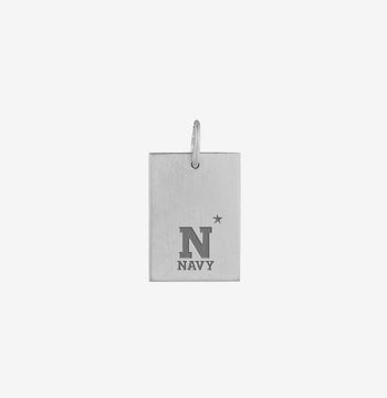 USNA N-Star Rectangle Pendant