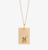USNA N-Star Rectangle Pendant
