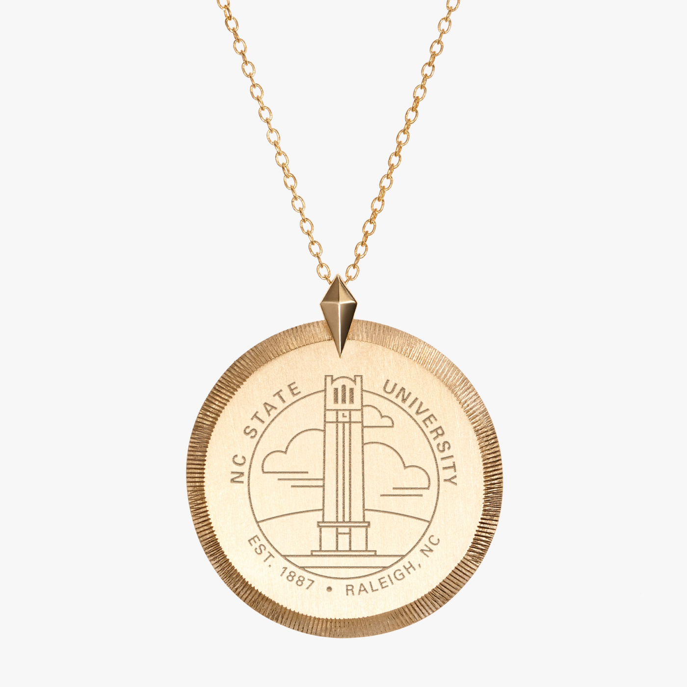 NC State Florentine Pendant