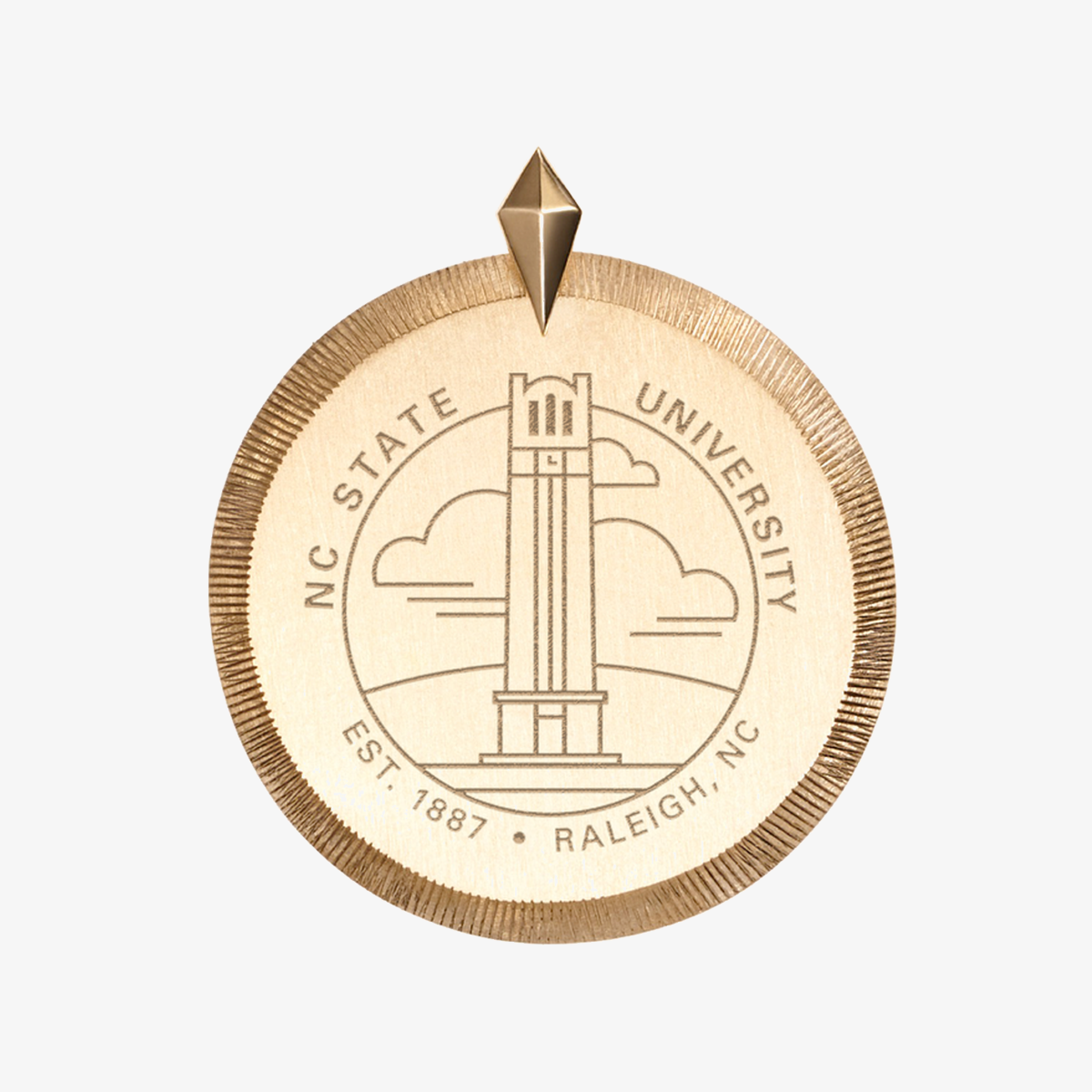 NC State Florentine Pendant