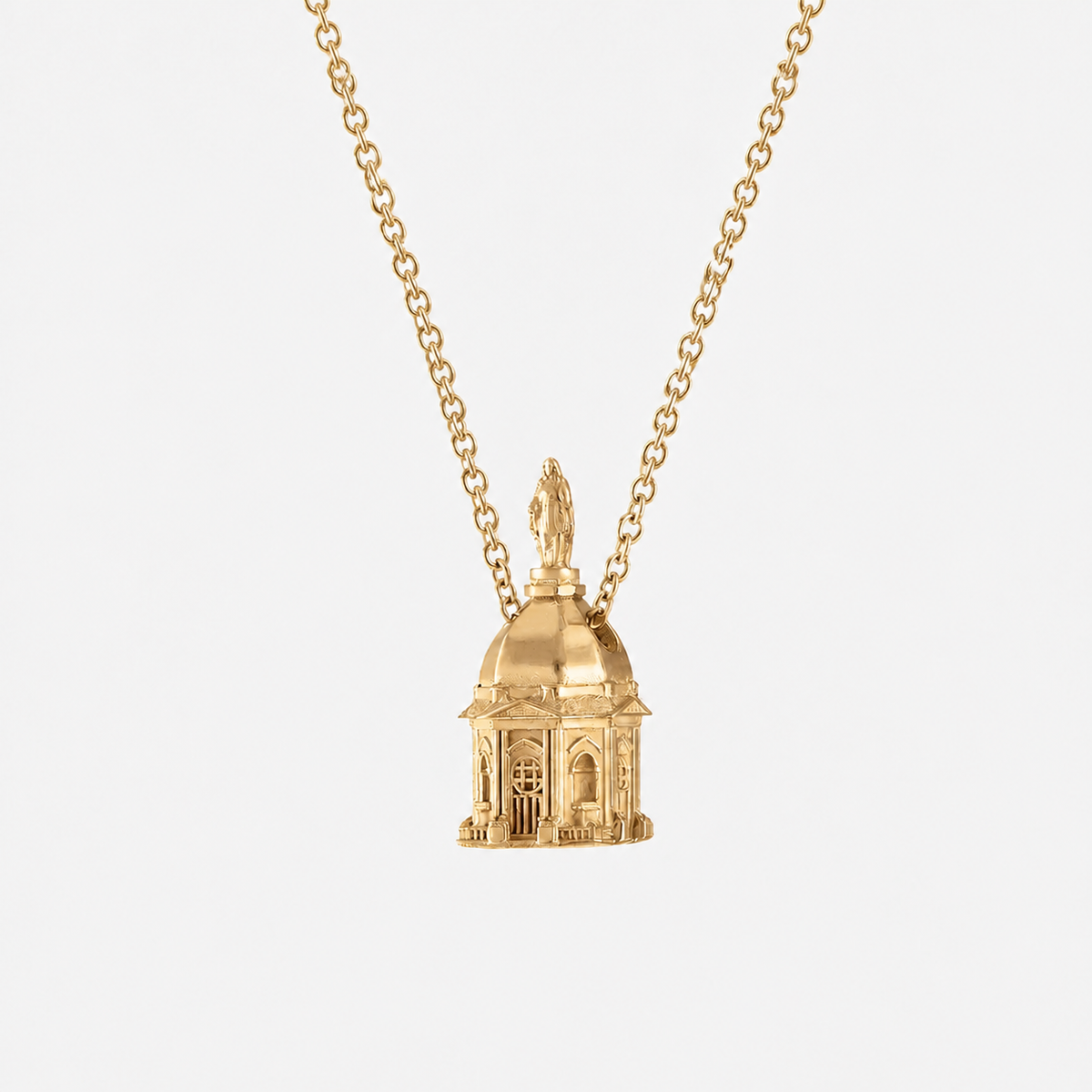 Notre Dame Golden Dome Necklace