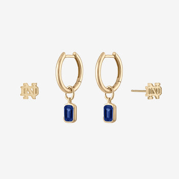 Notre Dame Sapphire Classic Earring Bundle