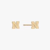 Nebraska Logo Stud Earrings
