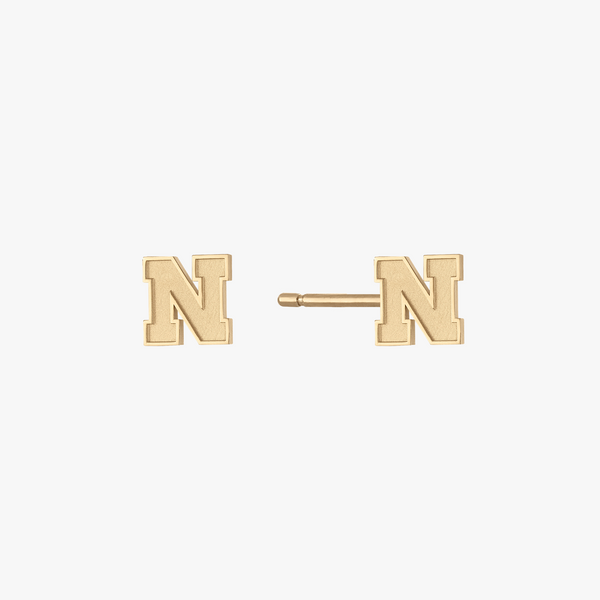 Nebraska Logo Stud Earrings