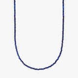 Navy Beaded Necklace
