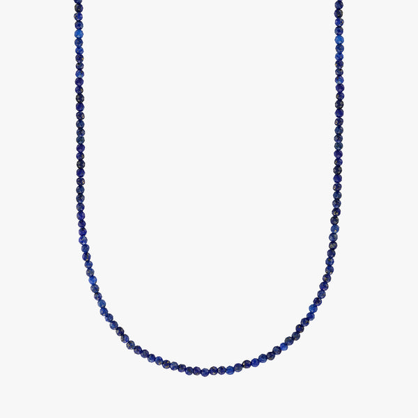 Blue Lapis Lazuli Beaded Necklace