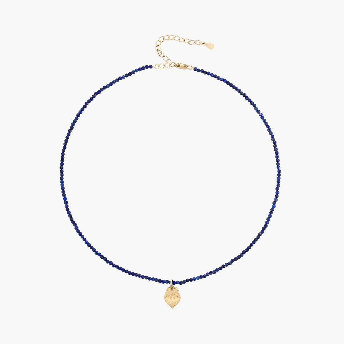Navy Beaded Necklace