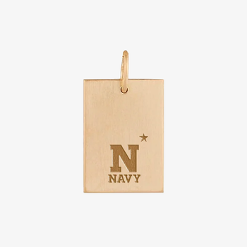USNA N-Star Rectangle Pendant