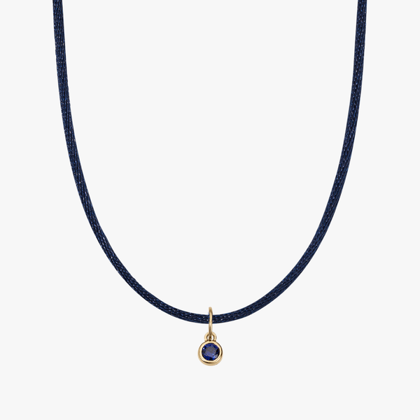 Navy Silk Cord Sapphire Bundle