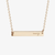 Navy Horizontal Bar Necklace