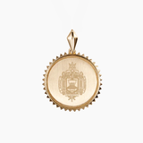 Naval Academy Crest Sunburst Pendant