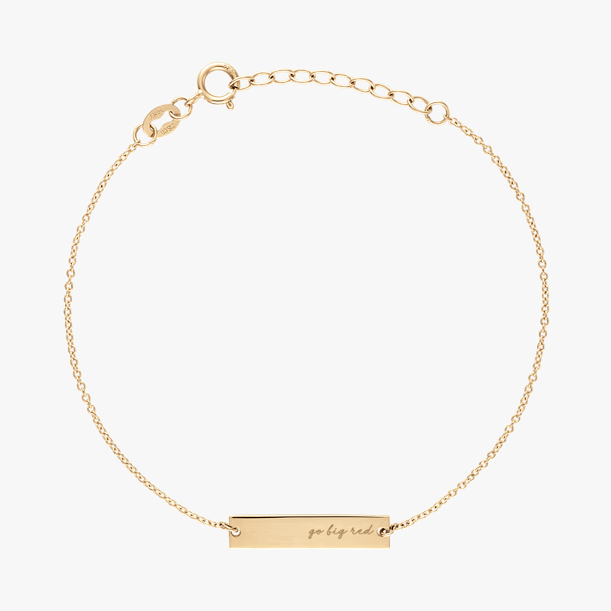 Nebraska Go Big Red Bracelet
