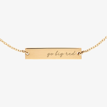 Nebraska Go Big Red Bracelet