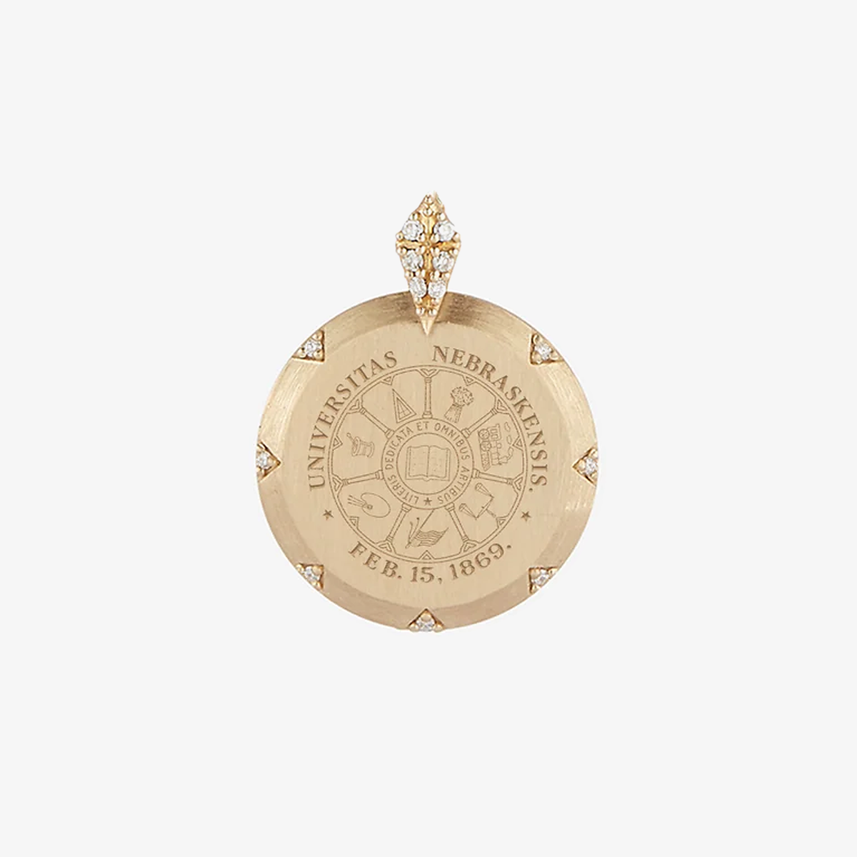 Nebraska 7-Point Diamond Pendant
