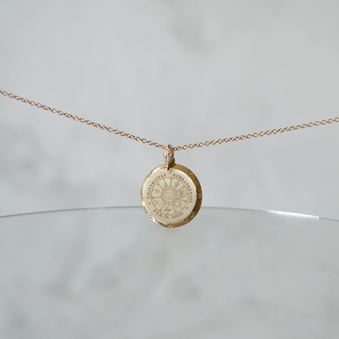 Nebraska 7-Point Diamond Pendant