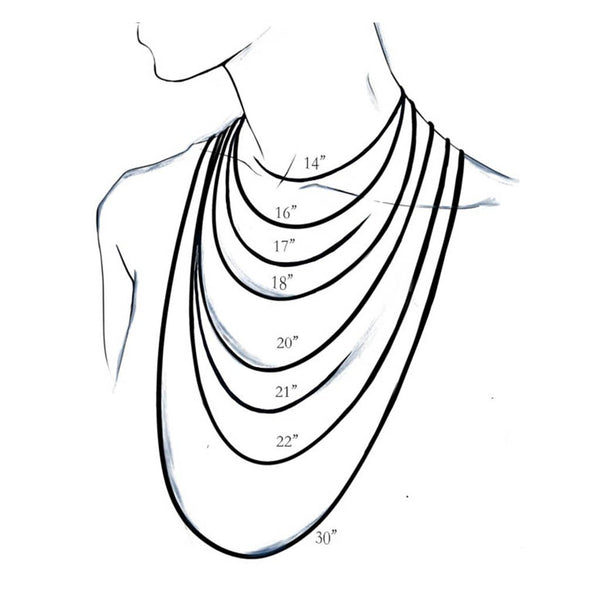 necklace size guide